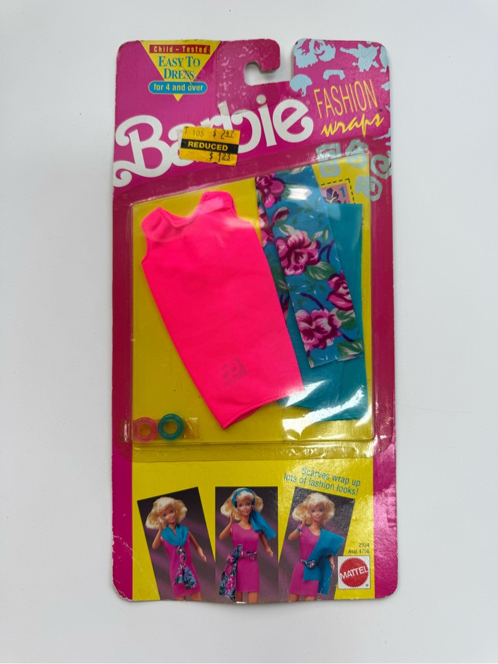 1991 Factory Sealed NEW Barbie Fashion Wraps Outfit